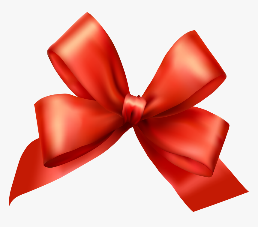 Red Ribbon Bow Png - Red Bow Transparent Background, Png Download, Free Download