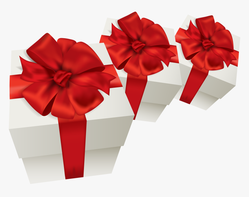 White Gift Boxes Png Clipart, Transparent Png, Free Download