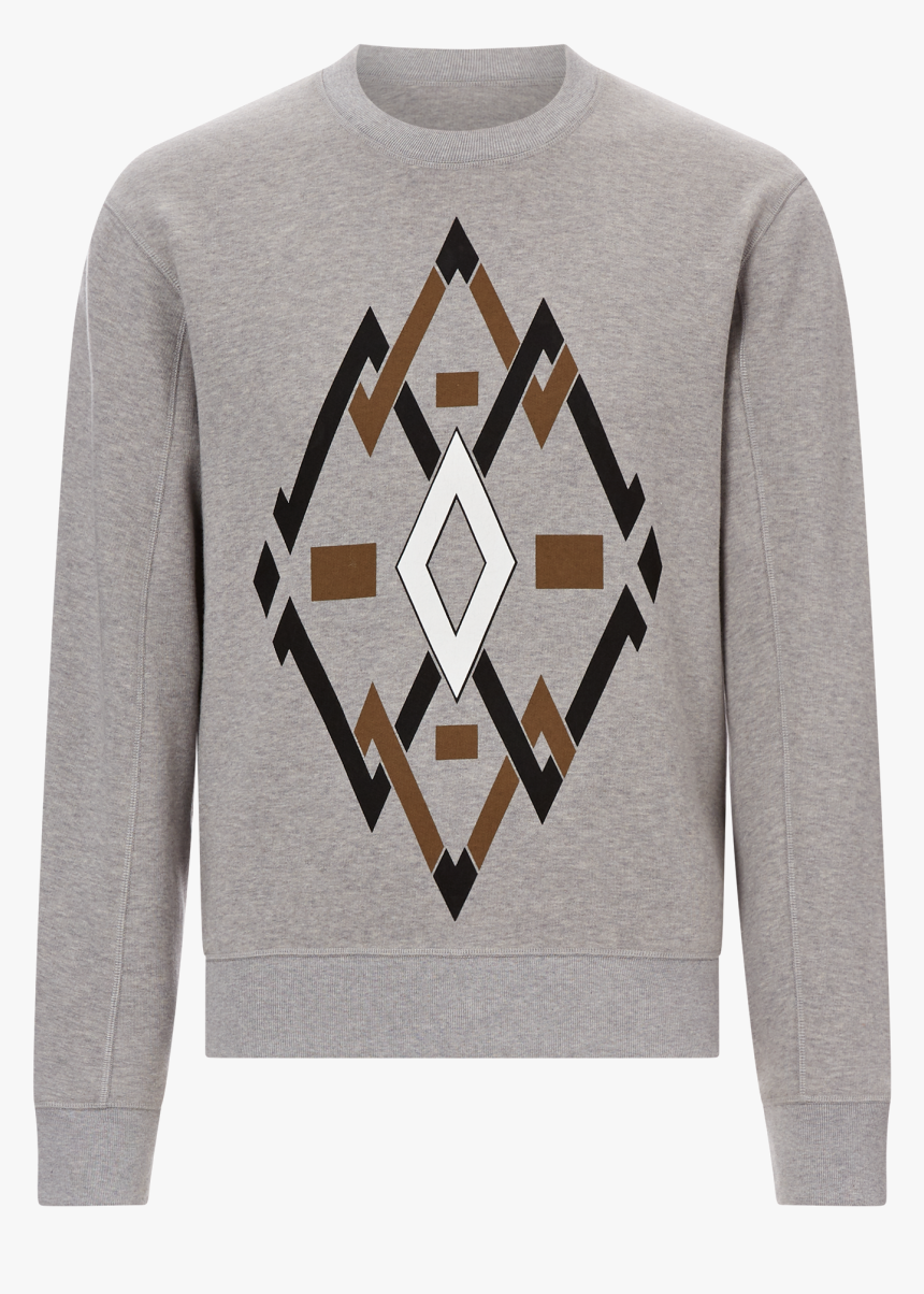 Joseph, Diamond Sweat Printed Molleton Jersey, In Grey - Sweater, HD Png Download, Free Download