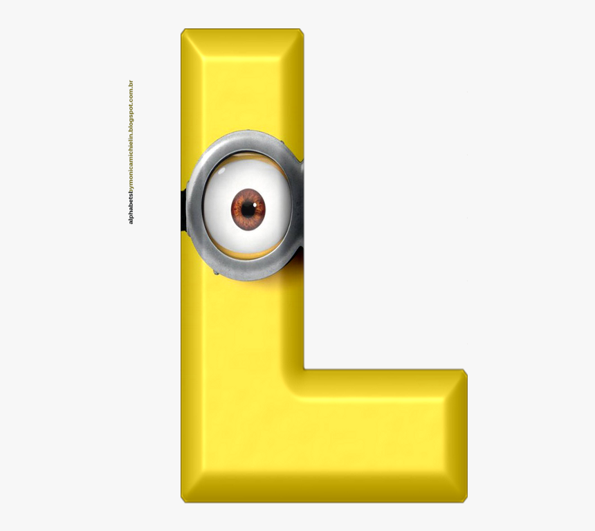 Letra L Con Minions, HD Png Download, Free Download