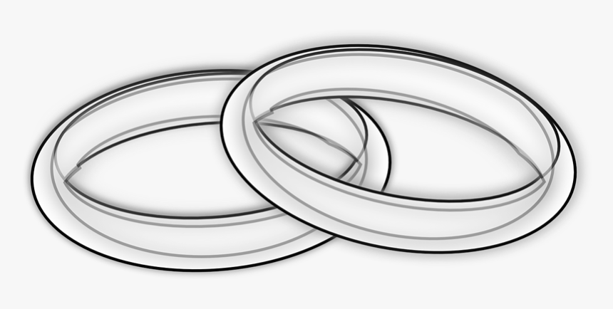 wedding rings clipart black and white