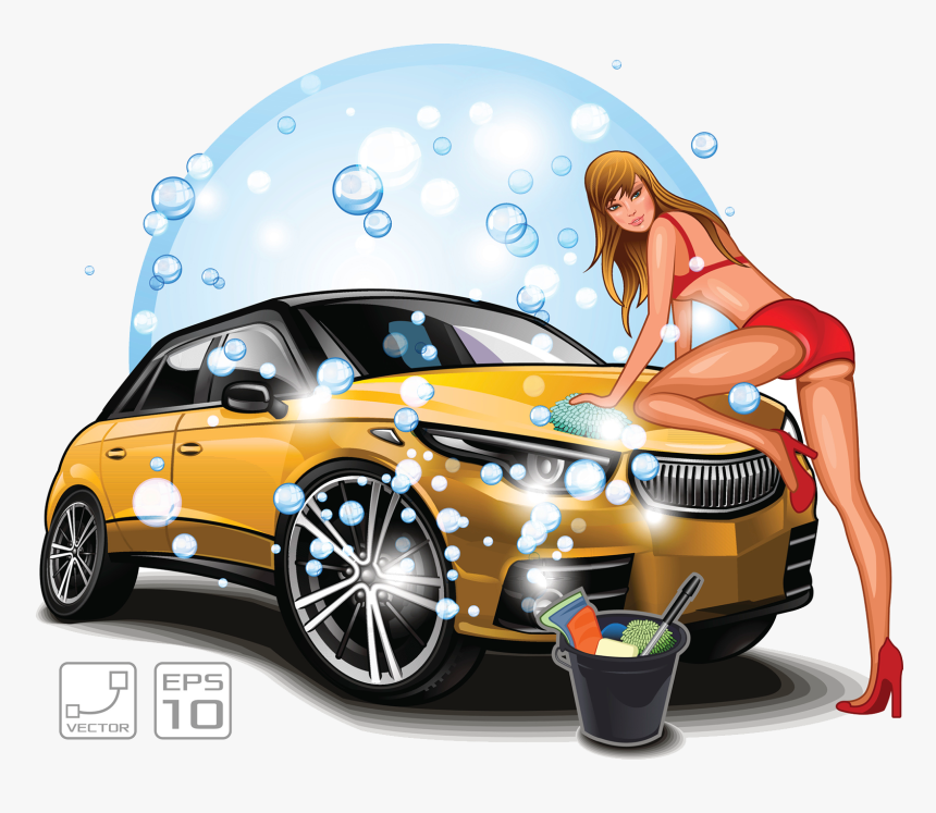 Clip Art Car Wash Png - Car Washing Png, Transparent Png, Free Download