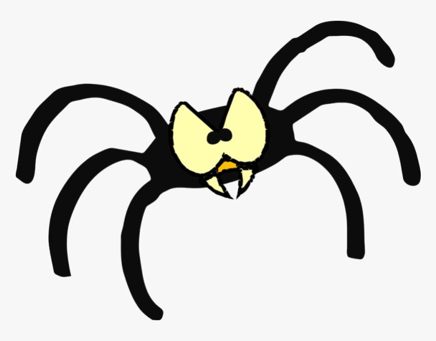 Spider Angry Cartoon Eyes Buy Clip Art Scary Clipart - Spider Clipart Free, HD Png Download, Free Download