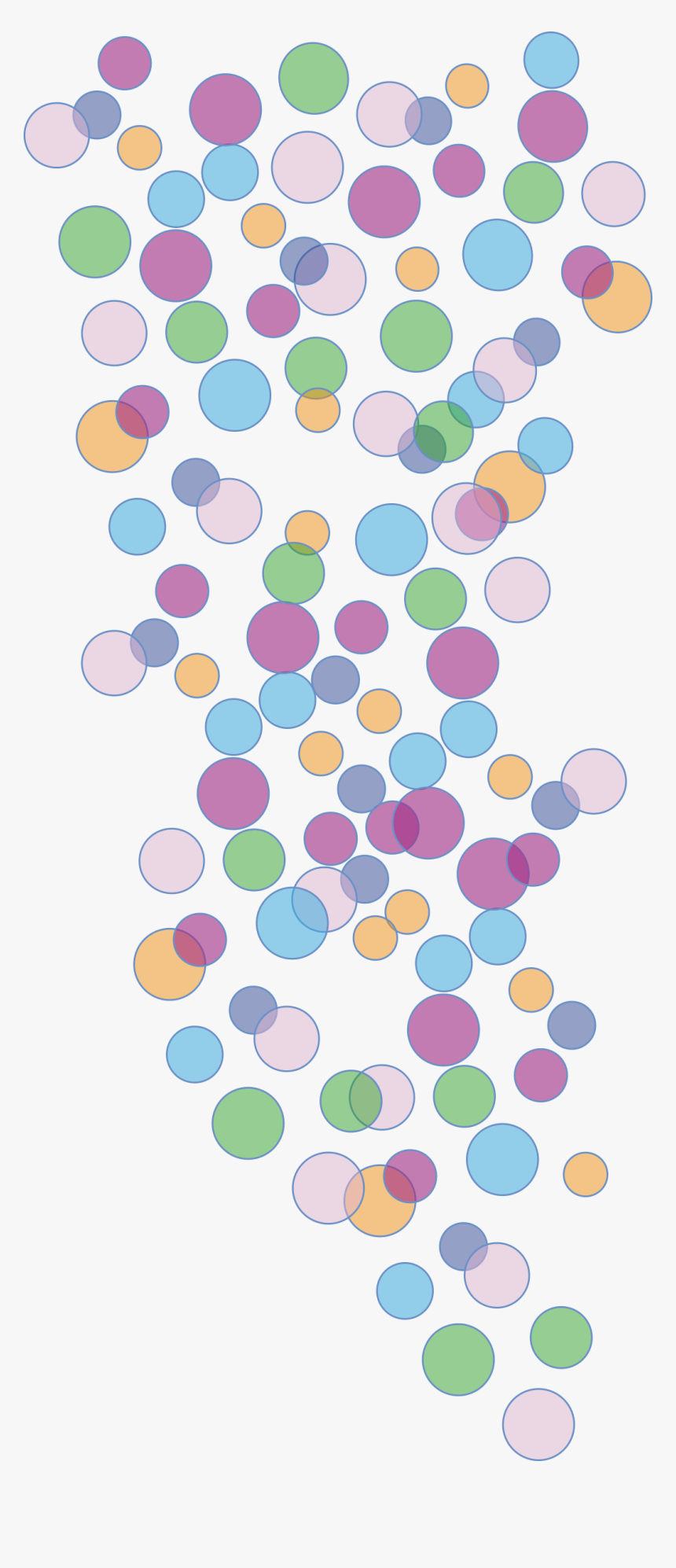 Colored Bubbles Clip Arts - Color Bubbles Vector Png, Transparent Png, Free Download