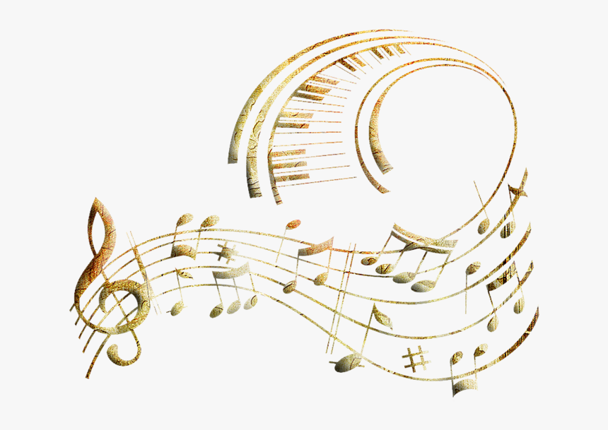 Gold Music Notes Png , Png Download - Golden Music Note Png Transparent ...