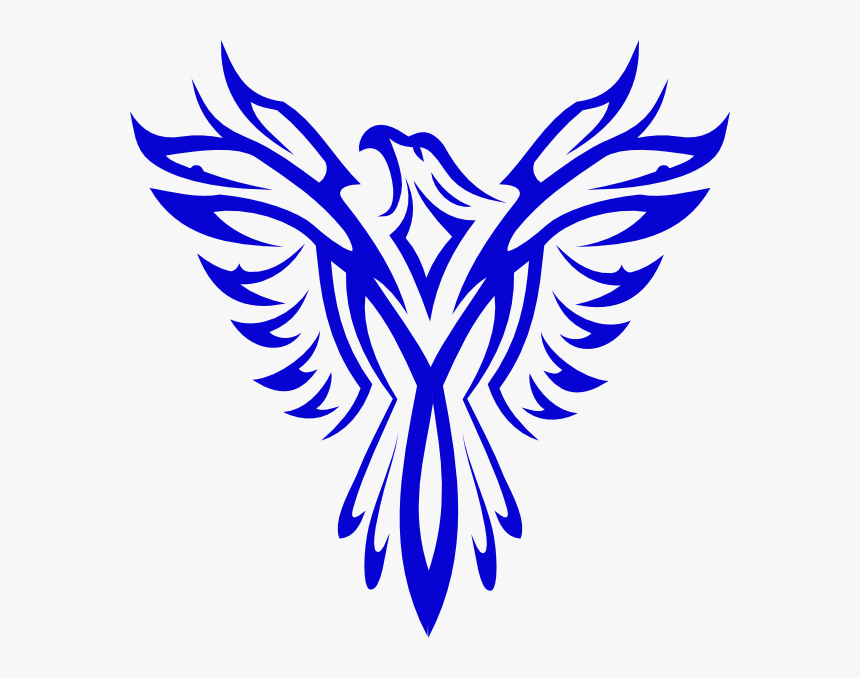 Phoenix Rising Black And White, HD Png Download, Free Download