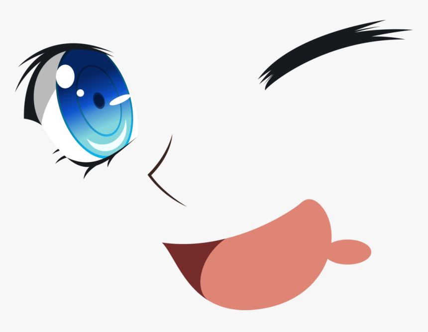 Cartoon Eyes And Mouth - Anime Eyes And Mouth Png, Transparent Png, Free Download