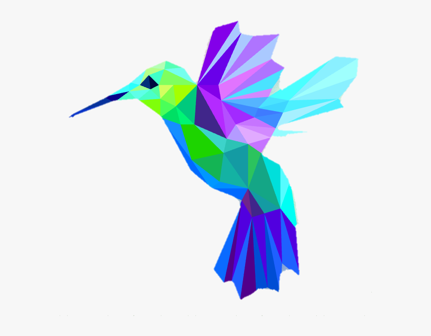 #colibri #azul #pájaro #pajaroazul #colibríazul #bird - Polysphere Hummingbird, HD Png Download, Free Download