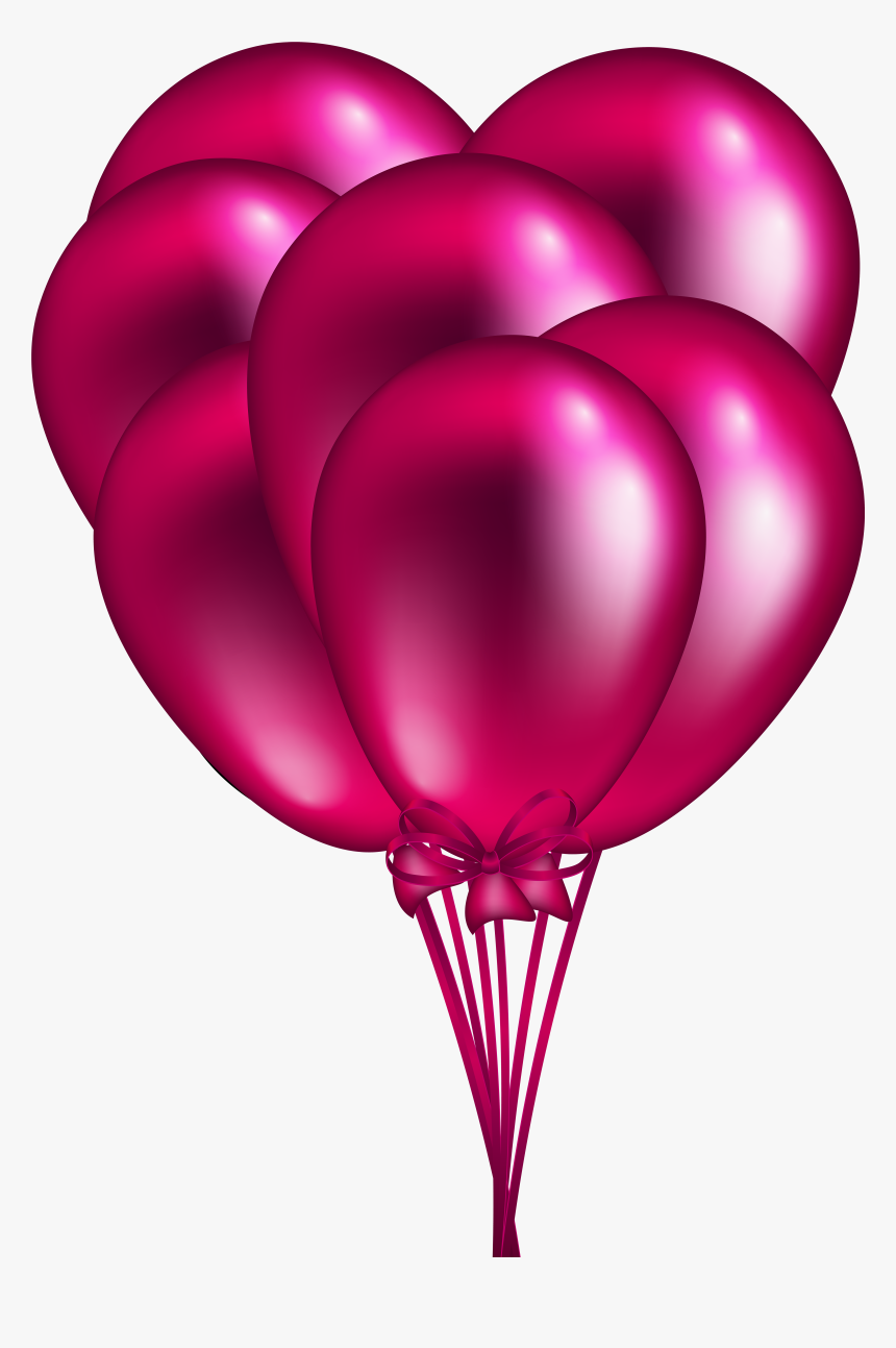 Transparent Birthday Balloons Png - Transparent Background Red Balloons Png, Png Download, Free Download