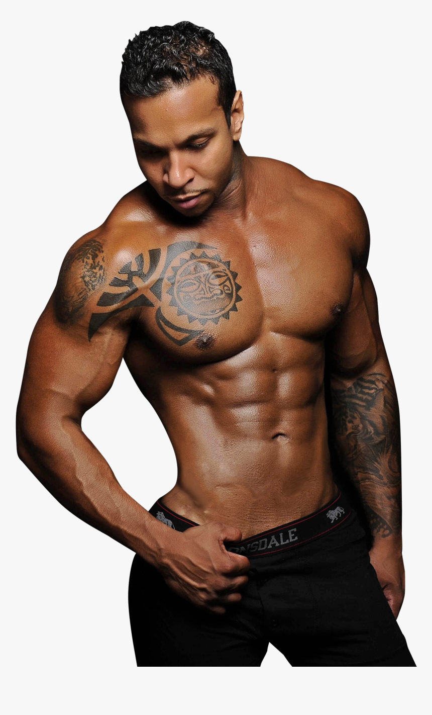 Fit Young Male Model Posing His Muscles Png Image - Fitness Model Man Png, Transparent Png, Free Download