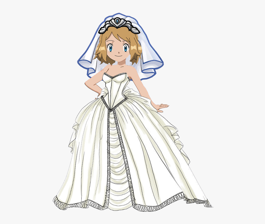 Transparent Pokemon Serena Png - Pokemon Serena In Wedding Dress, Png Download, Free Download