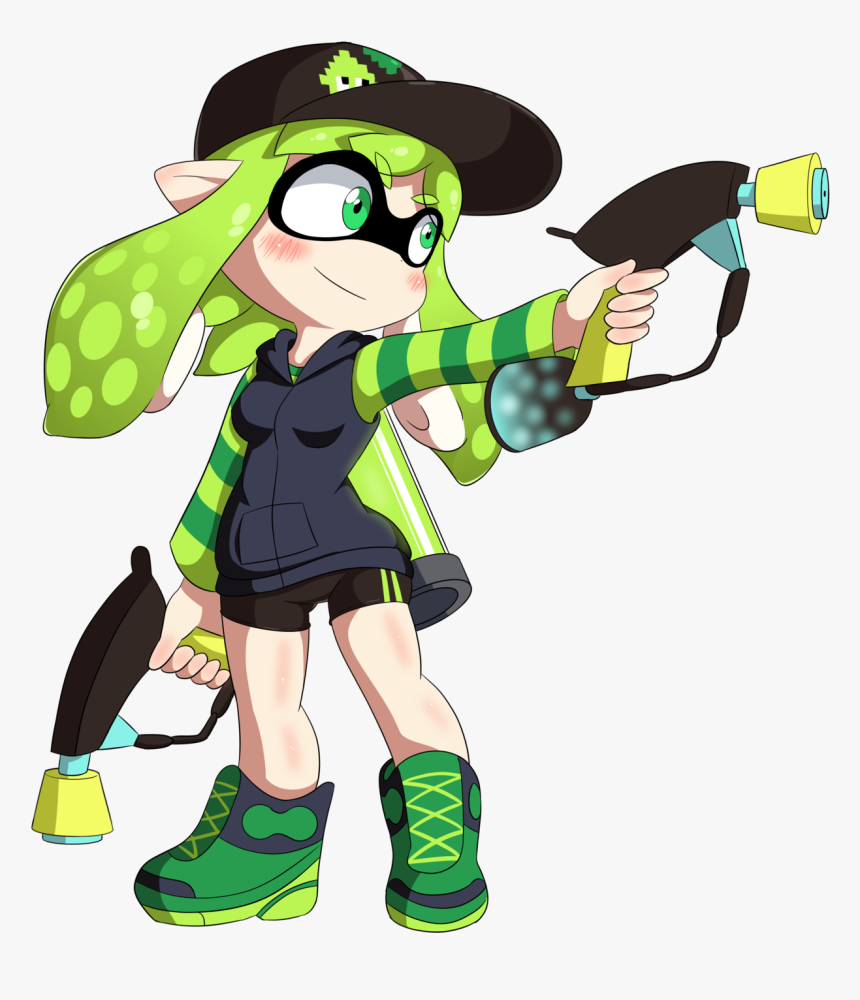 I Never Saw The Poses An Inkling Makes With The Dualies - Splatoon 2 Dualies Pose, HD Png Download, Free Download