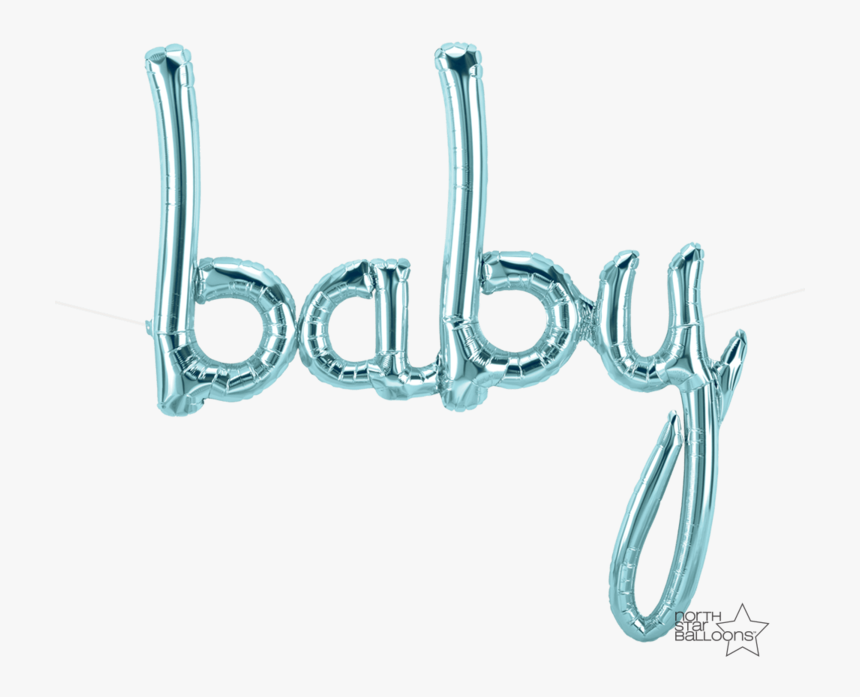 Pastel Blue "baby - Baby Word Balloon, HD Png Download, Free Download