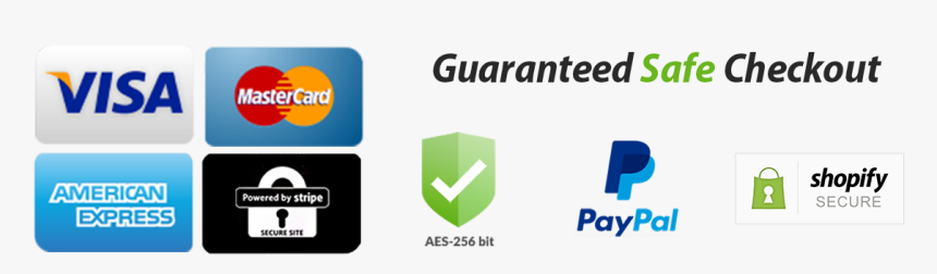 *guaranteed Safe And Secure Checkout Via - Graphic Design, HD Png Download, Free Download