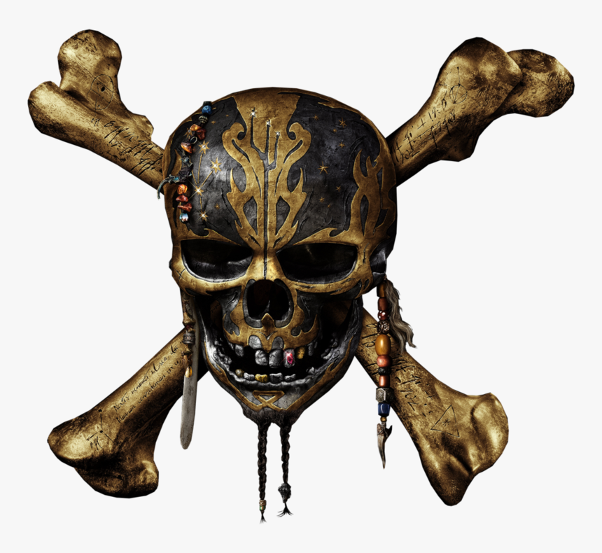 Skull Transparent Free Png - New Pirates Of The Caribbean Skull, Png Download, Free Download