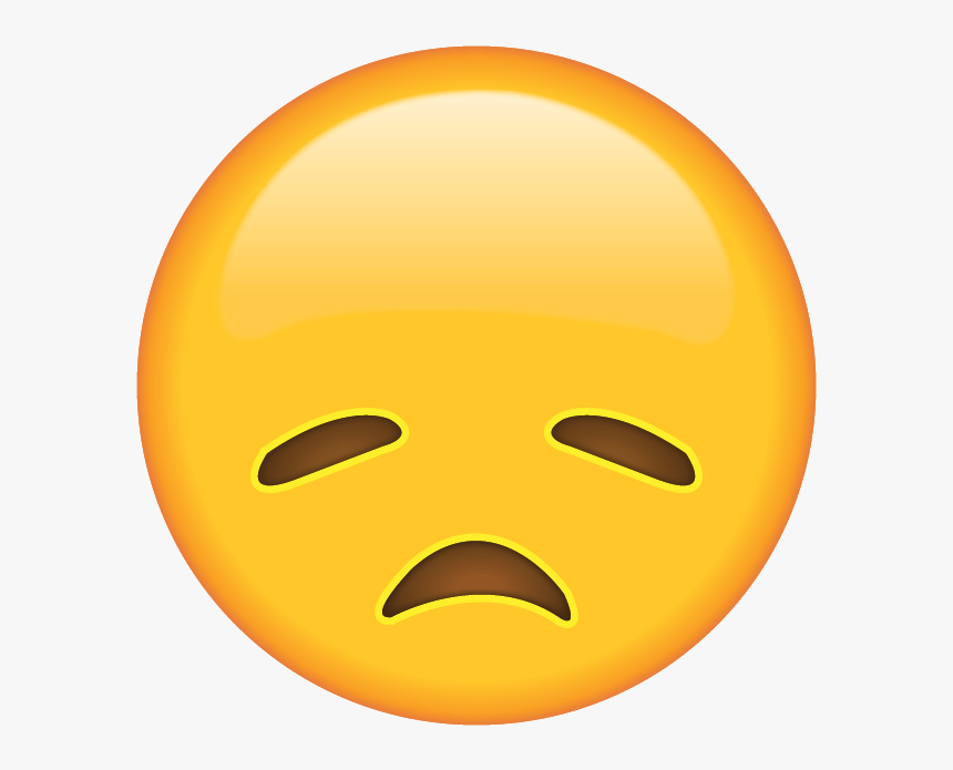 Emoticon Sad - Sad Emoji Transparent, HD Png Download, Free Download