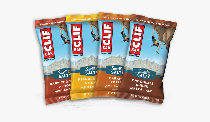 Clif Sweet & Salty Variety Pack Packaging - Clif Bar Flavors, HD Png Download, Free Download