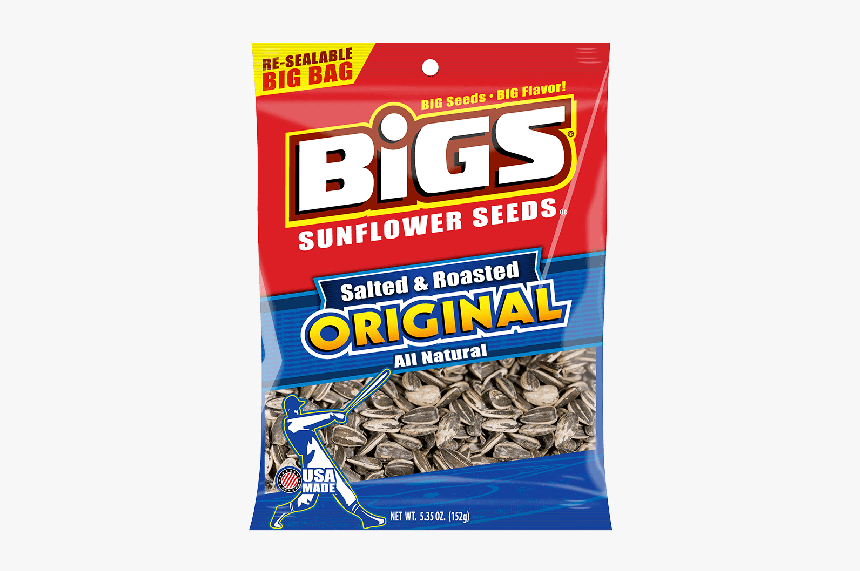 Bigs Original Roasted And Salted Sunflower Seed - Guitar String, HD Png Download, Free Download