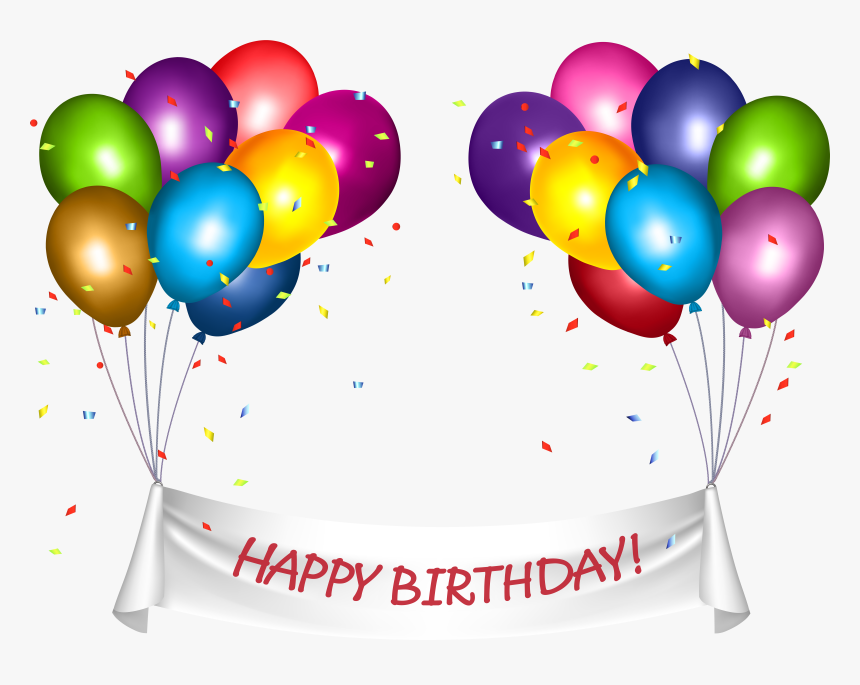 Birthday Cliparts Transparent Banner, HD Png Download, Free Download