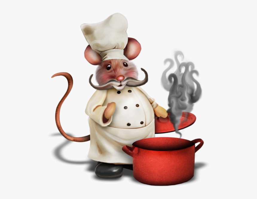 Transparent Mouse Animal Png - Mouse Chef Cartoon, Png Download, Free Download