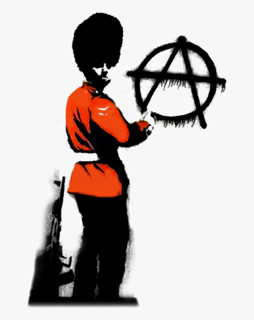 Graffiti Transparent Background - Banksy Anarchist, HD Png Download, Free Download