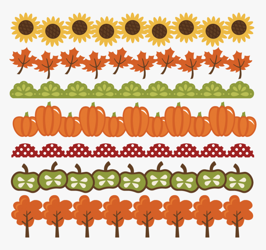 Large Fall-borders - Clip Art Fall Border, HD Png Download, Free Download