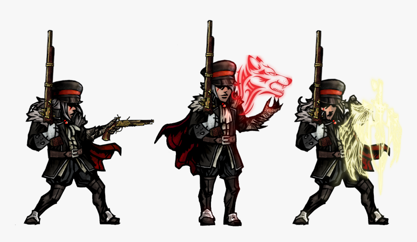 Male Musketeer Skin Sprite Poses - Skin Darkest Dungeon, HD Png Download, Free Download