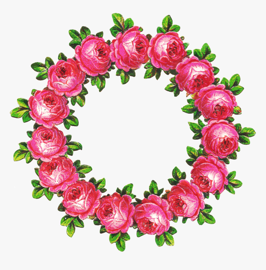 Clip Art Royalty Free The Graphic Addict January This - Free Transparent Rose Wreath, HD Png Download, Free Download