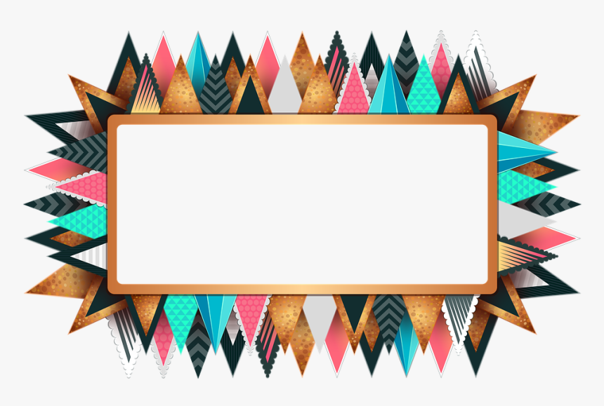 Rectangle, Frame, Colorful, Design, Decorative, Border - Colorful Rectangle, HD Png Download, Free Download