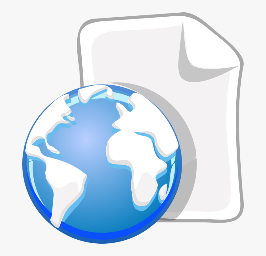 Computer Icon,globe,technology - Clip Art Web Page, HD Png Download, Free Download