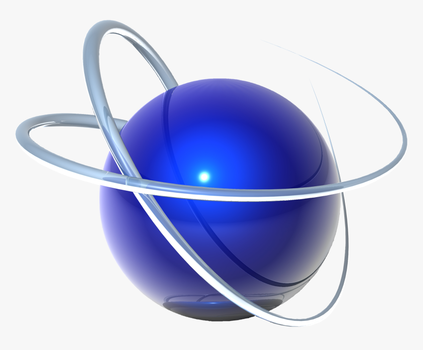 Blue Globe On Orbit Png Image - Dream Success Inframart Pvt Ltd Logo, Transparent Png, Free Download