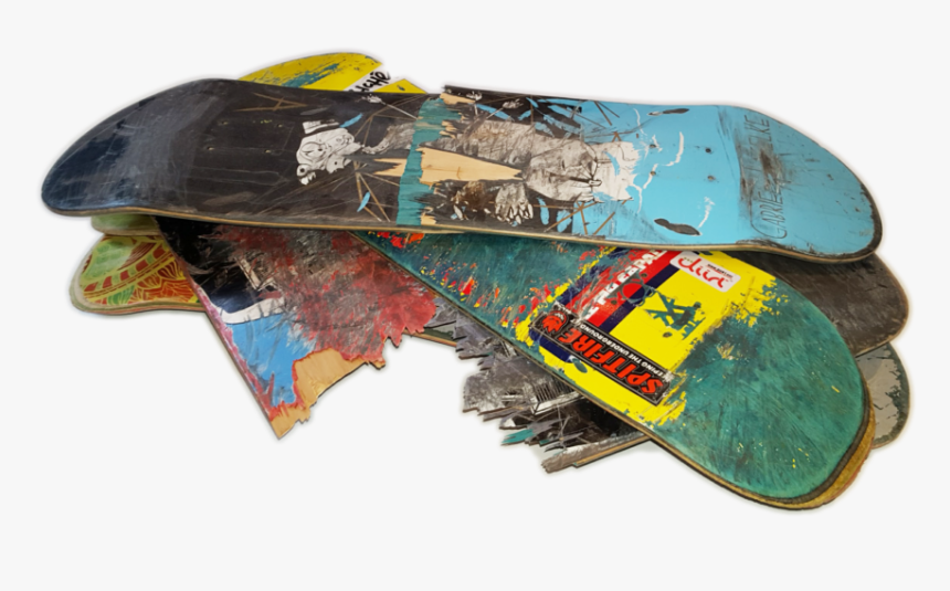 Broken Skateboard Transparent, HD Png Download, Free Download