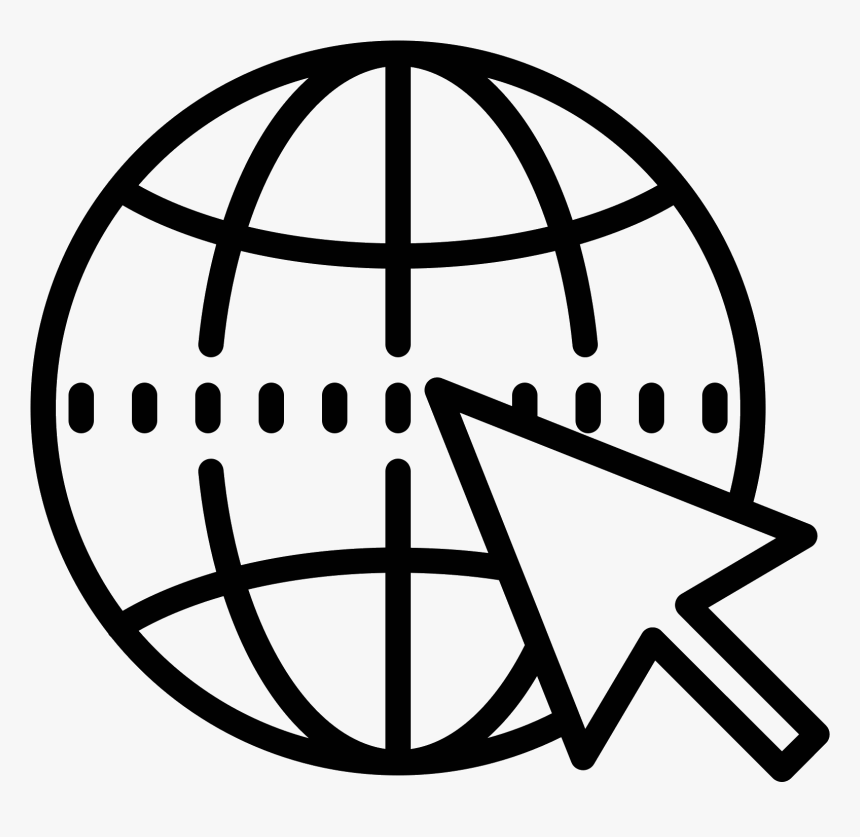 Font Awesome Icons Globe , Png Download - Internet Icon Png, Transparent Png, Free Download