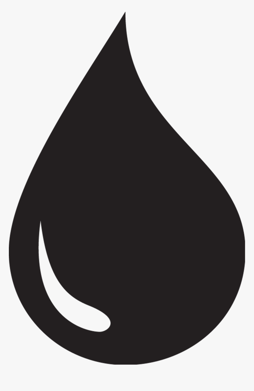 Rain Drop Graphic Clipart , Png Download - Rain Drop Png Black, Transparent Png, Free Download