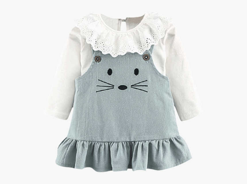 Petite Bello Dress Sky Blue / 18-24 Months Cute Mouse - Vestidos Para Bebe Manga Largas, HD Png Download, Free Download