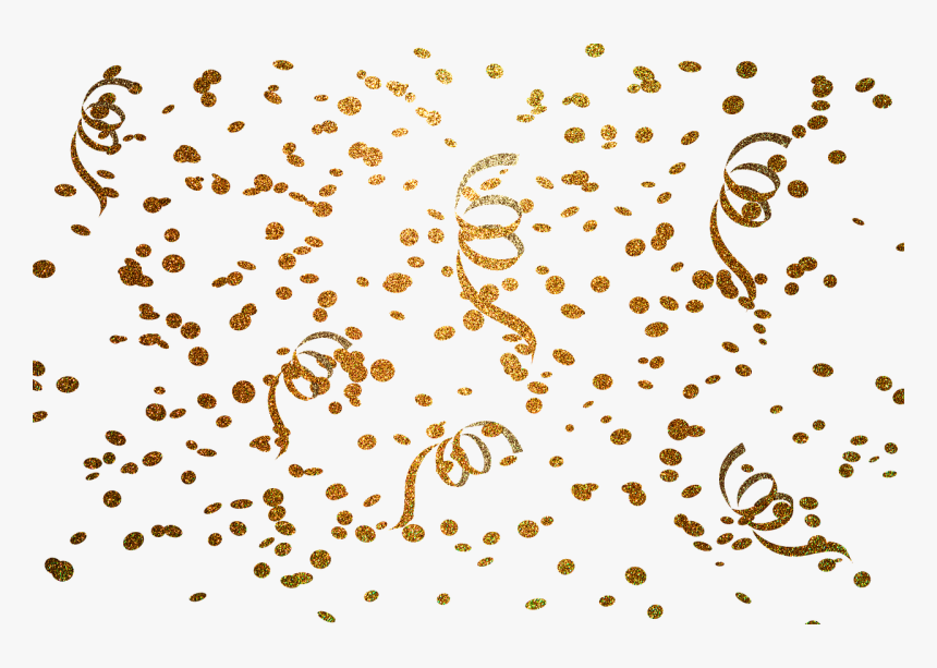 Gold Confetti Golden Free Picture - Happy Birthday Angela, HD Png Download, Free Download