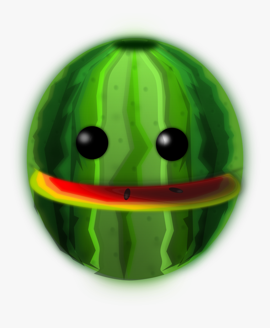 Watermelon Smiley Fruit Png, Transparent Png, Free Download