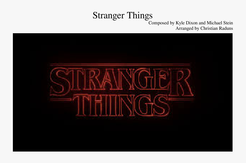 Stranger Things Main Theme - Darkness, HD Png Download, Free Download