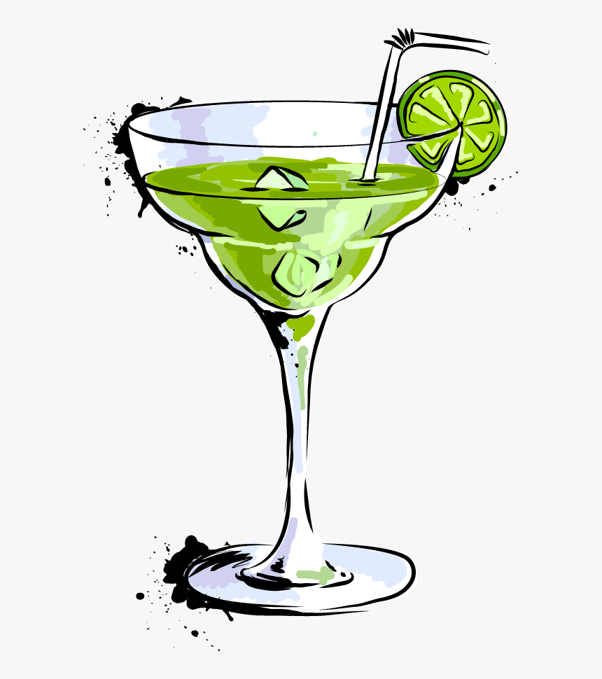 Cartoon Martini Glass Png - Cocktail Glass Cartoon, Transparent Png, Free Download