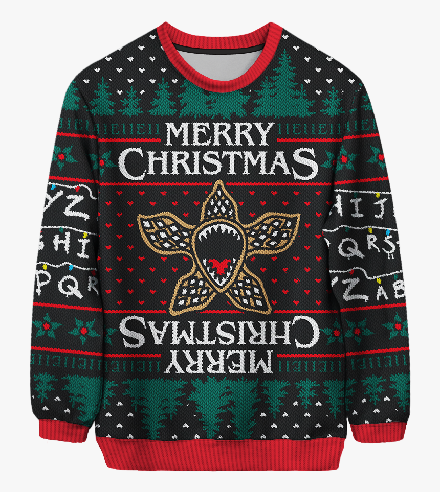 Stranger Things Christmas Sweater, HD Png Download, Free Download