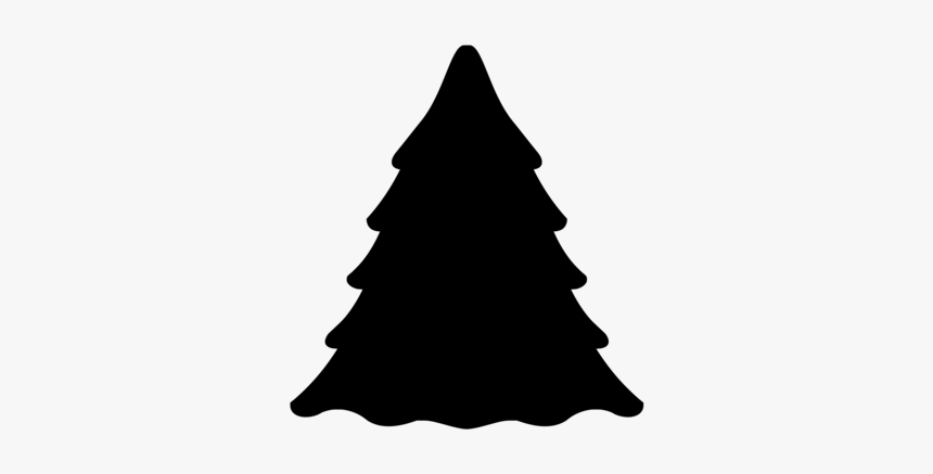 Evergreen Tree Silhouette Clipart, HD Png Download, Free Download