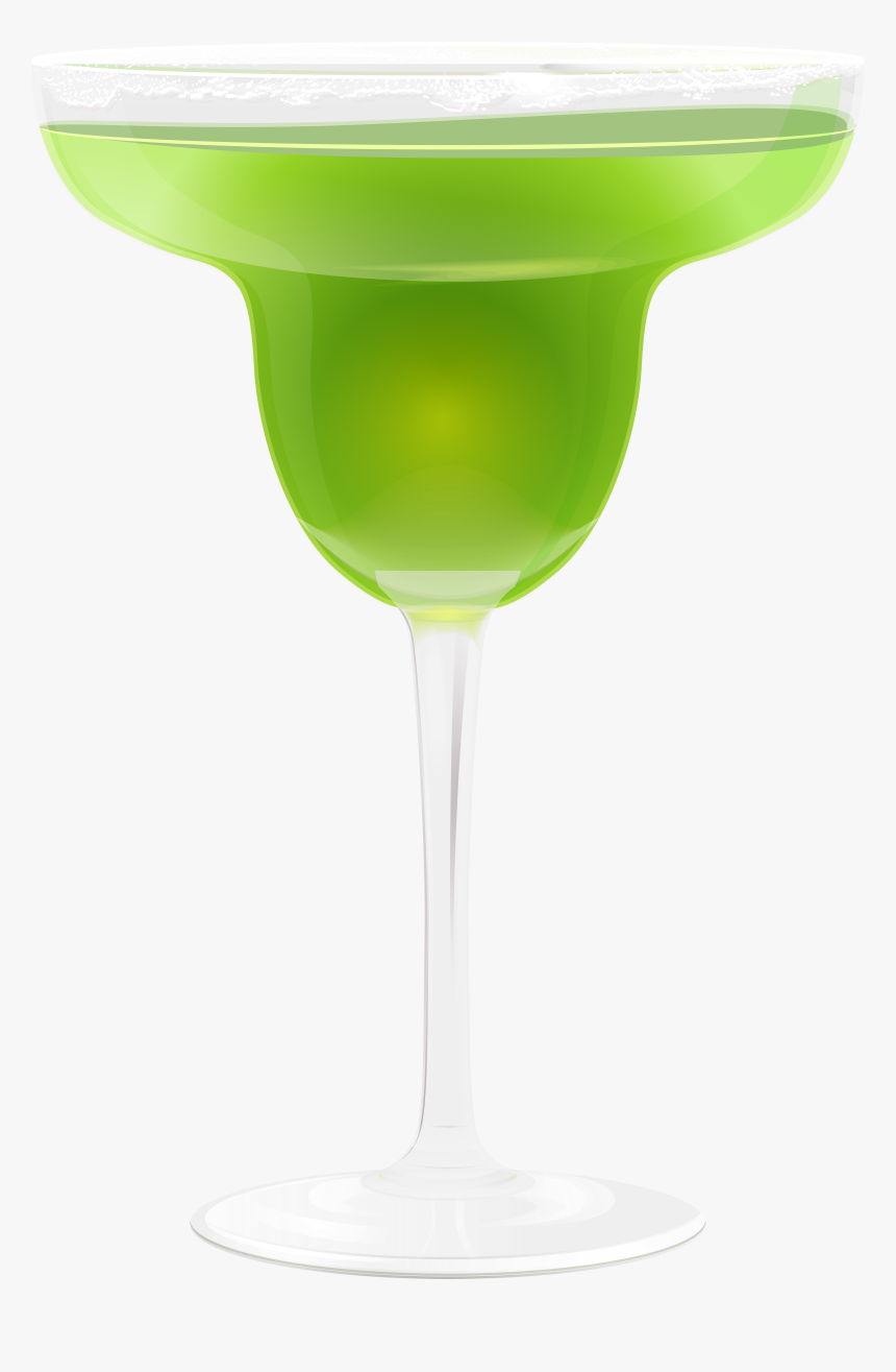 Transparent Margarita Glass Png - Green Margarita Png, Png Download, Free Download