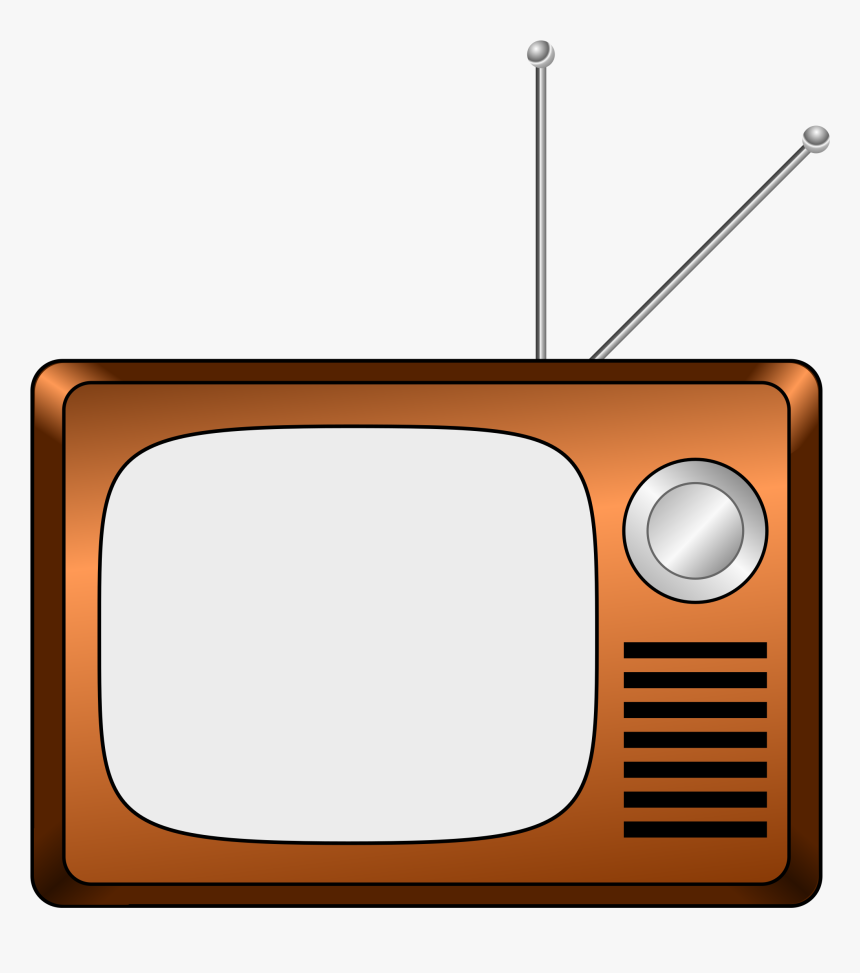 Old Fashioned Tv Cartoon - Cartoon Tv Clipart, HD Png Download, Free Download