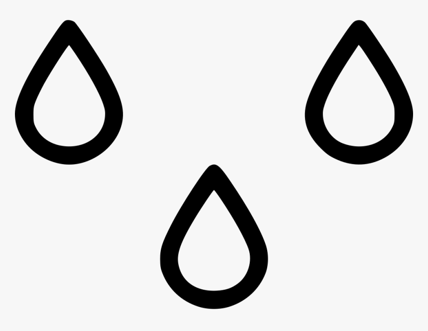 Drizzle Rain Drops Droplet Drop Water Comments Clipart - Drizzle Weather Icon Transparent, HD Png Download, Free Download