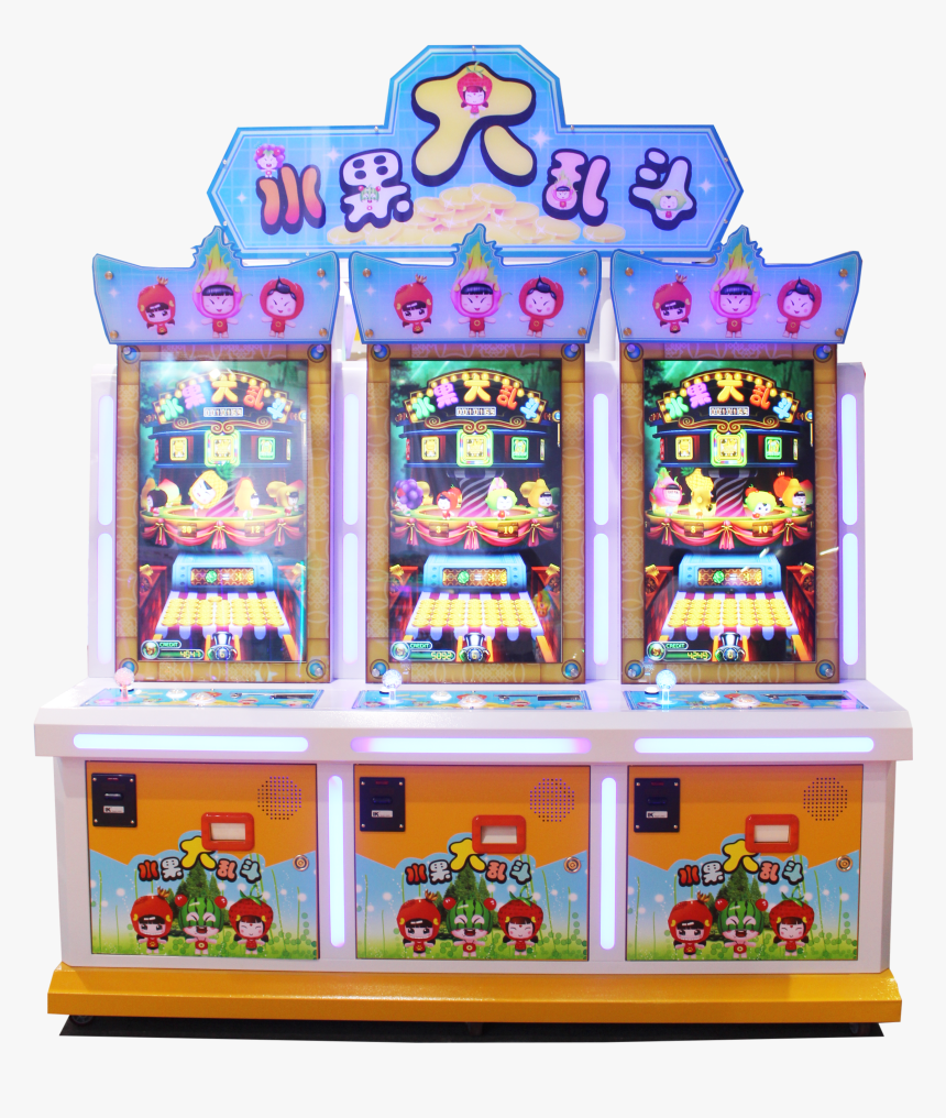 Intelligent Game Coin Pusher Game Machine Fruit Go - Coin Pusher Png, Transparent Png, Free Download