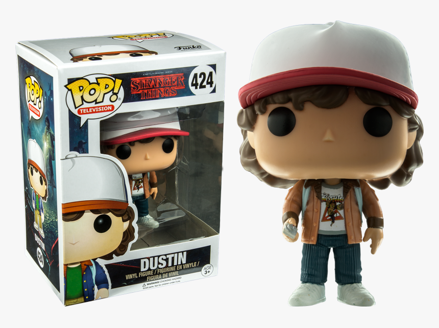 Stranger Things Pop Vinyl - Funko Pop Stranger Things Dustin, HD Png Download, Free Download