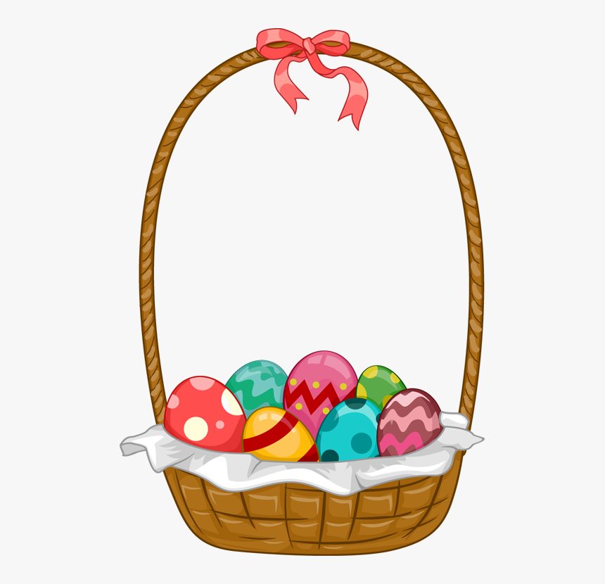 Easter Basket Bunny Png Image - Easter Baskets Clip Art, Transparent Png, Free Download