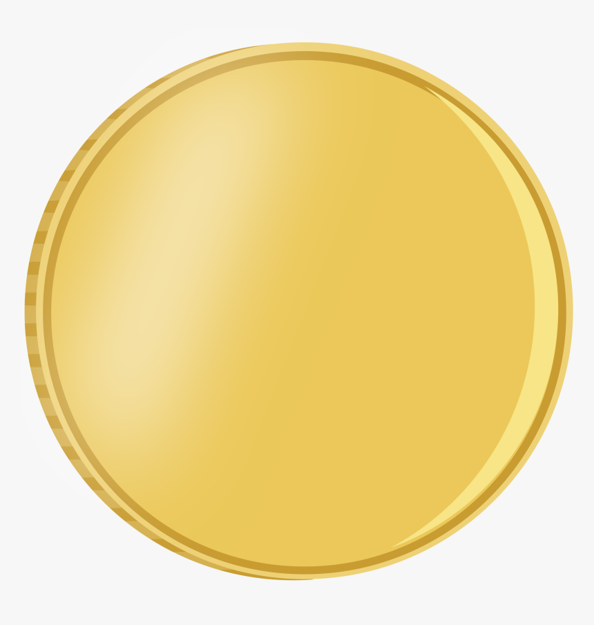 Coin Clipart Game Gold - Golden Coin Vector Png, Transparent Png, Free Download
