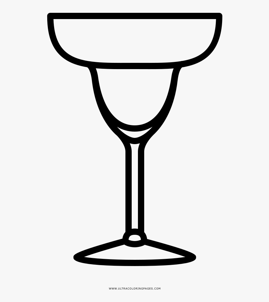 Margarita Glass Coloring Page - Margarita Glass Icon, HD Png Download, Free Download