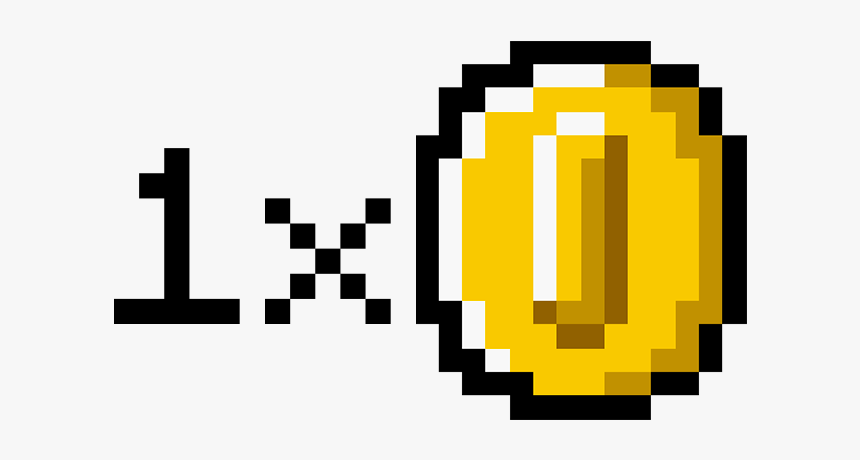 One Coin For One Game - 8 Bit Coin Png, Transparent Png, Free Download